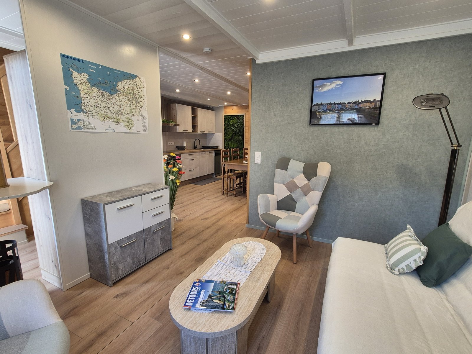 Salon cosy - Gite O Clair de Lune